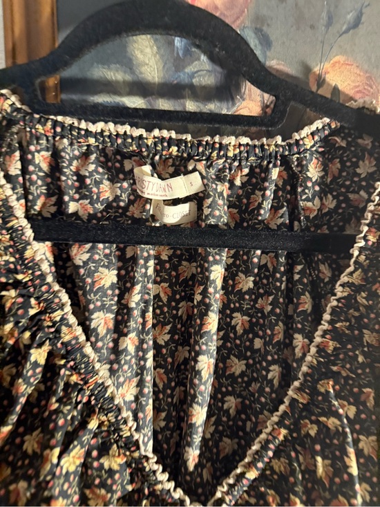 Christy Dawn Dresses & Skirts - Christy Dawn Black Floral Midi Dress